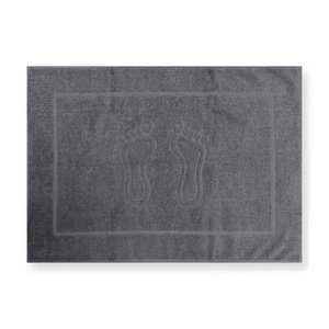 Bathroom rug Sora 50 x 70 24 400 g/m2 Gris