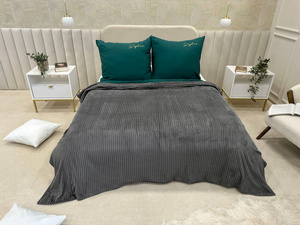 Blanket 200 x 220 Microfiber Plush Cadence Stripes 02