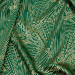 Pierre Cardin Goja Velvet Curtain 140 x 250 Green