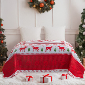 Quilt 170 x 210 Embossed Christmas Levent 06