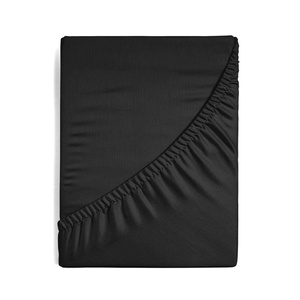 Bed sheet 220 x 210 Makosatin Nova Black