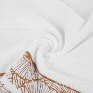 Towel 50 x 90 Jacquard Cotton Luna3 White