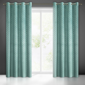 Velvet Juliet Curtain 140 x 250 Sea Splendor