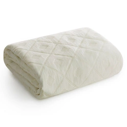 Quilt 220 x 240 Design Quilted Alara6 Cream