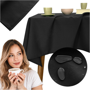 Tablecloth 120x220 Stain-Resistant Surbo Black