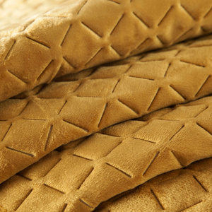 Quilt 220 x 240 Quilted Velvet Dimon Honey