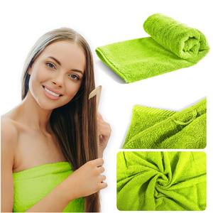 Gomez towel 50 x 100 Cotton 500 g/m2 Lime green