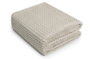 Blanket 200 x 220 Microfiber Embossed Mouse Zigzag