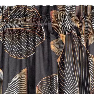 Curtain 140 x 270 Decorative Larisa Black