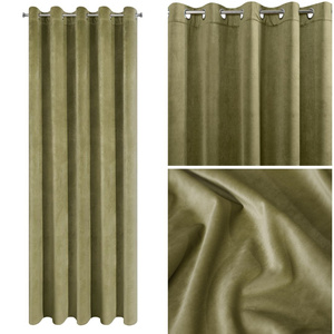 Curtain 140 x 250 Ready Decorative Villa1 Olive