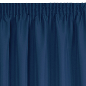 Rita Decorative Tape Curtain 140 x 270 Blue