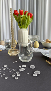 Tablecloth 120x200 Stainproof Classic Savio Graphite