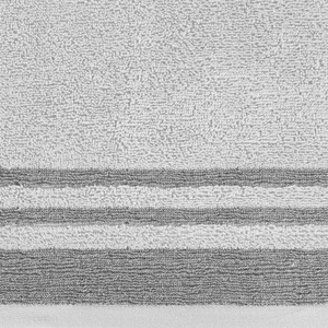 Towel 30 x 50 Bath Frotte Mery 04 Silver