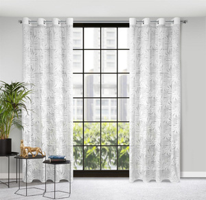 Curtain 140 x 250 Decorative Nataly White