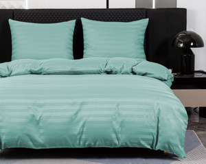 Bedding 160 x 200 3pcs Satin Striped Ramiro 10
