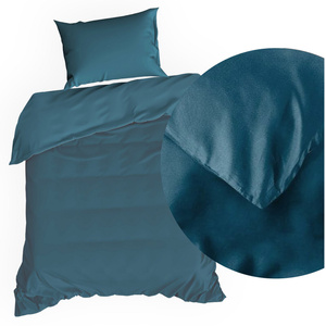 Bedding 140 x 200 2cz Satin Nova3 Turquoise