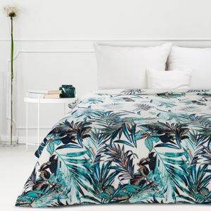 Blanket 150 x 200 Microfiber Pilar White+Blue