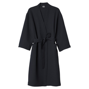 Gofer Unisex Cotton Bathrobe Vizzy XL 04 Black