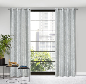 Curtain 140 x 250 Decorative Liren Silver Drawstrings