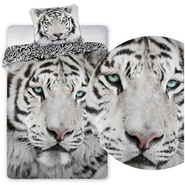 Pościel Młodzieżowa nr 366 Tygrys 140x200NP 2 części 70x90