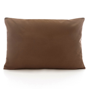 Cotton pillowcase 50 x 80 Solid Ola Brown
