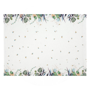 Napkin 30 x 40 Natu5 Set of 4 pcs White+Green