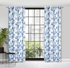 Caren Blackout Curtain 140 x 250 Blue