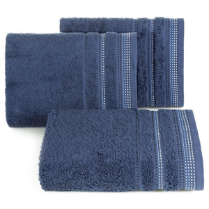 Bath Towel Pola (09) 50 x 90 Navy Blue