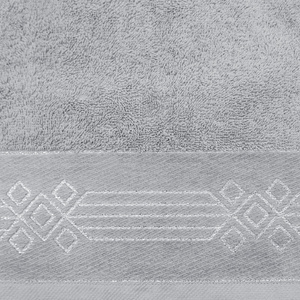 50 x 90 Bath Towel Cotton Kamela 05 Silver