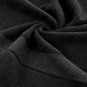 Bath Towel 50 x 90 Liana 06 Black