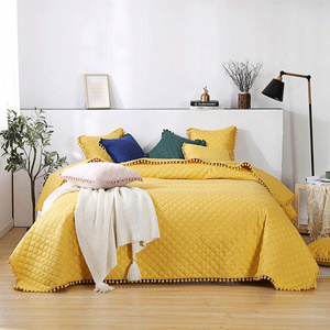 240 x 260 Quilted Two-Sided Pompoo Musthave Bedspread