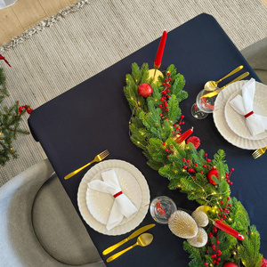 Tablecloth 110x160 Stain-Resistant Surbo Black