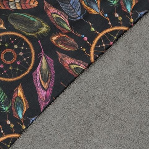 Towel 100 x 100 Hooded Terry Maxi Print 44B