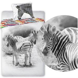 Youth Cotton Bedding 367 Zebra 160x200NP 2 parts