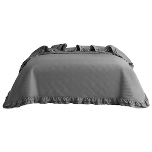 Quilted Bedspread 170 x 210 with Ruffle Rosella 01