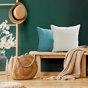 Decorative pillowcase 45 x 45 PREMIUM C.Beige + Gold