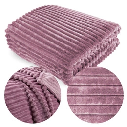 Blanket 160 x 200 Microfiber Plush Stripes Cadence 03