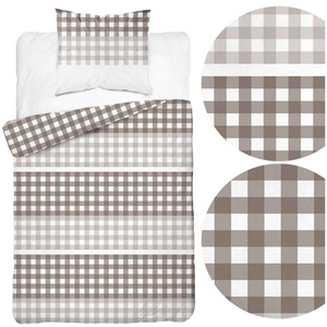 Bedding 140 x 200 2pcs Asti Satin Cotton 4914_B