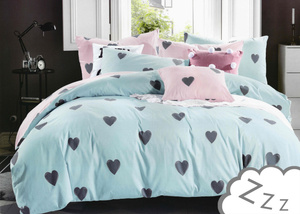 Bedding 160 x 200 3pc Satin Cotton No. A1257