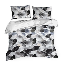 Bedding 160 x 200 3pc Satin Cotton Spring 75