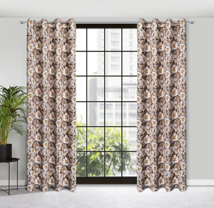 Curtain 140 x 250 Decorative Simona Beige+Brown