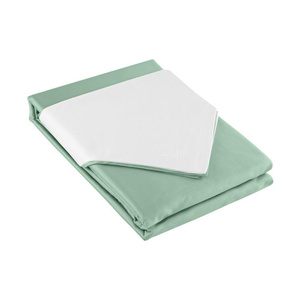 Bedding 140 x 200 2cz Satinova Nova3 White + Mint