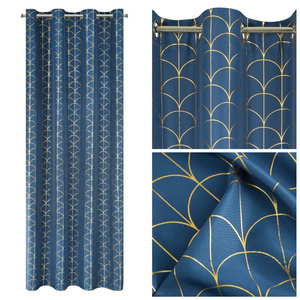 Curtain 140 x 250 ready Eurofirany Cande Gn + Gold