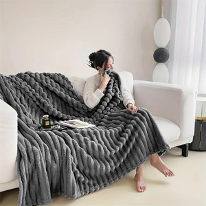 Blanket 160 x 200 Microfiber Plush Shirley 02
