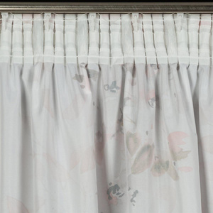 Curtain 140 x 270 Decorative Powdery Cream+Green