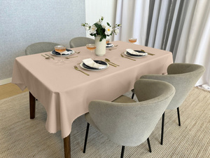 Tablecloth 150x350 Stain-Resistant Surbo Ecru