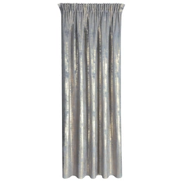 Curtain 140 x 270 Velvet Tape Renia Silver+Gray