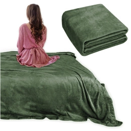 Blanket 160 x 200 Microfiber Solid Juana 11