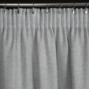Curtain 140 x 280 Decorative Tape Blanka Silver