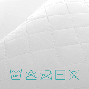 Pillow 70 x 80 Silicone Microfiber Quilted Perla